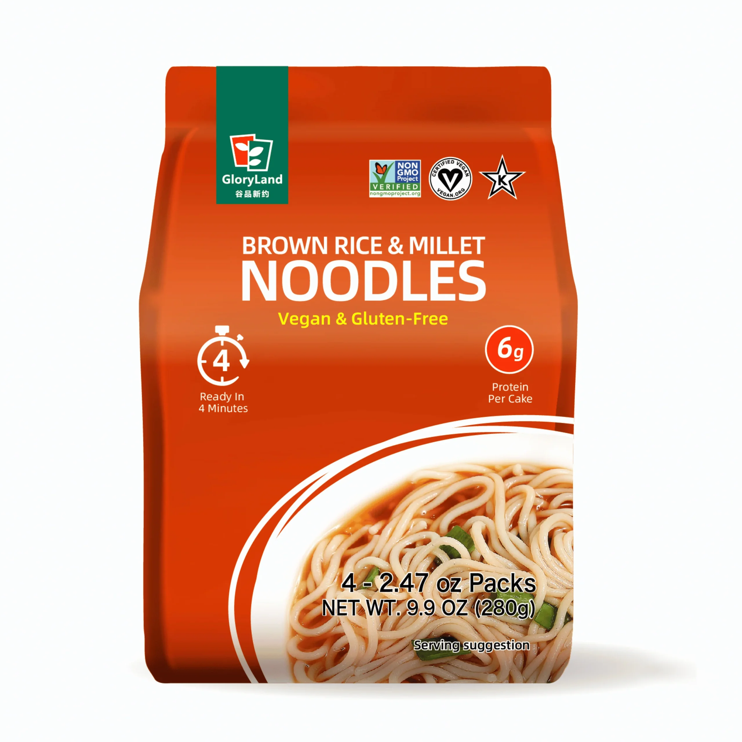 brown rice & millet noodles